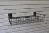 storeWALL Heavy Duty Shallow Wire Basket 5.25" H x 24" W x 12" D