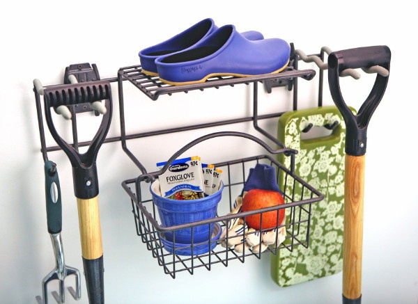 Organized_Living-Schulte_M-5200_Garden_Rack_Basket_Flat_Wall